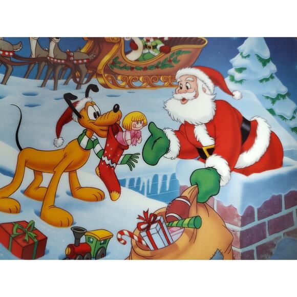 Mickey's Holiday Magic Collectors Plate #3 "Thanks Pluto!" by Bradford - Picture 5 of 5